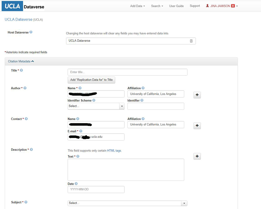Create a Dataset