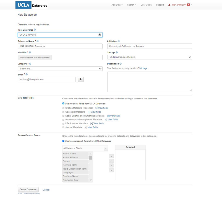 Create a Dataverse